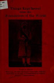 [2ec22] ^Full# *Download% Things Kept Secret from the Foundation of the World - Premel El Adaros @e.P.u.b%