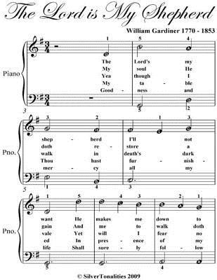 [9c2cb] %Read! The Lord Is My Shepherd Easy Piano Sheet Music - William Gardiner *ePub#