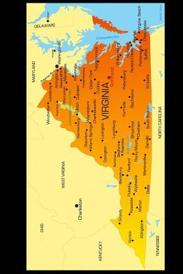 [bf3bd] #R.e.a.d~ ~O.n.l.i.n.e~ Map of Virginia Journal: 150 Page Lined Notebook/Diary -  @PDF@