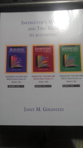 4b1d9] ^D.o.w.n.l.o.a.d! Instructor's Manual and Test Bank To Accompany Building Vocabulary Skills & Improving Vocabulary Skills & Advancing Vocabulary Skills - Janet M. Goldstein *PDF!