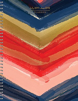 [0d488] @Full# !Download* 2018 Academic Year Painted Colors Large Weekly Monthly Planner -  ^PDF!