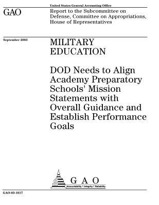 [54a02] *F.u.l.l.% ~D.o.w.n.l.o.a.d@ Military Education: Dod Needs to Align Academy Preparatory Schools' Mission Statements with Overall Guidance and Establish Performance Goals - U.S. Government Accountability Office #PDF@