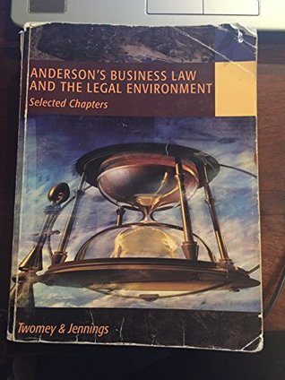 [4664c] !Read~ Anderson's Business Law and the Legal Environment (Selected Chapters) - David P. Twomey @P.D.F*