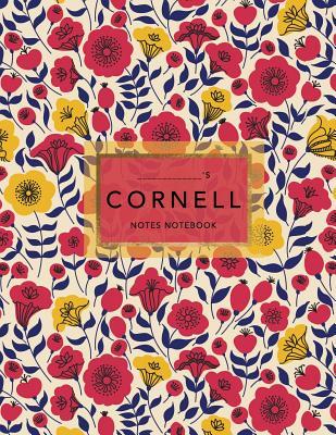 [8b518] #R.e.a.d~ Cornell Notes Notebook: Floral Print 120 White Pages 8.5x11 Inch Note Taking System -  %P.D.F^