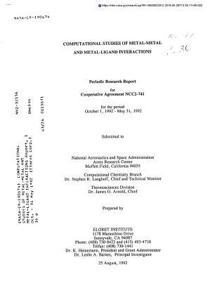 [79da4] *Read# ^Online@ Computational Studies of Metal-Metal and Metal-Ligand Interactions - National Aeronautics and Space Administration @e.P.u.b^