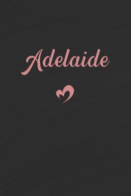 1242d] %D.o.w.n.l.o.a.d* Adelaide: Personalized Blank Lined Journal Rose Gold on Black -  !PDF#