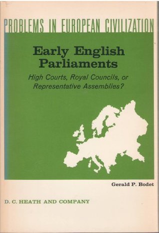 [b84c3] !Download# Early English Parliaments (Problems in European Civilization) - Gerald P. Bodet ^ePub!
