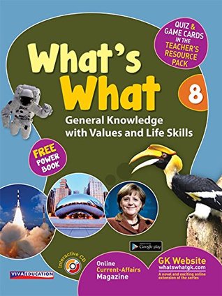 [36633] ~Read@ !Online~ What's What - 8 with CD and Free Power Book - General Knowledge with Values and Life Skills - Viva Eduaction @e.P.u.b*