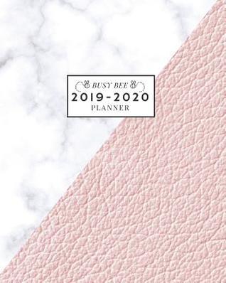 8ec53] %D.o.w.n.l.o.a.d# 2019-2020: Weekly and Monthly Academic Calendar/Agenda July 2019 - June 2020 Faux Pink Leather and White Marble - Busy Bee %e.P.u.b@