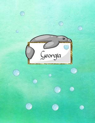 [d26fc] !Read^ *Online@ Georgia: Kawaii Manatee (Teddy Bear of the Sea) personalized notebook. Lined paper with Manatee companions - Pencil Me Personal ~ePub#
