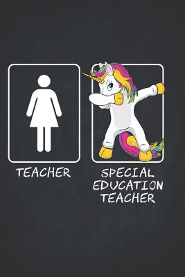 [02216] @Download~ Unicorn Tearcher Notebooks and Journals: Special Education Teachers Funny Dabbing Unicorn Gift Wide Ruled Composition Book College Notebook 6x9 Teaching Appreciation, Thank You, Retirement, Year End Inspirational Present -  ~e.P.u.b@