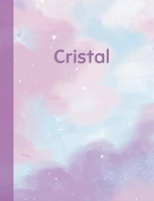 [b0704] !Full! *Download~ Cristal: Personalized Composition Notebook - College Ruled (Lined) Exercise Book for School Notes, Assignments, Homework, Essay Writing. Pink Blue Purple Cover Art - Cloud Marble with Name -  @PDF@